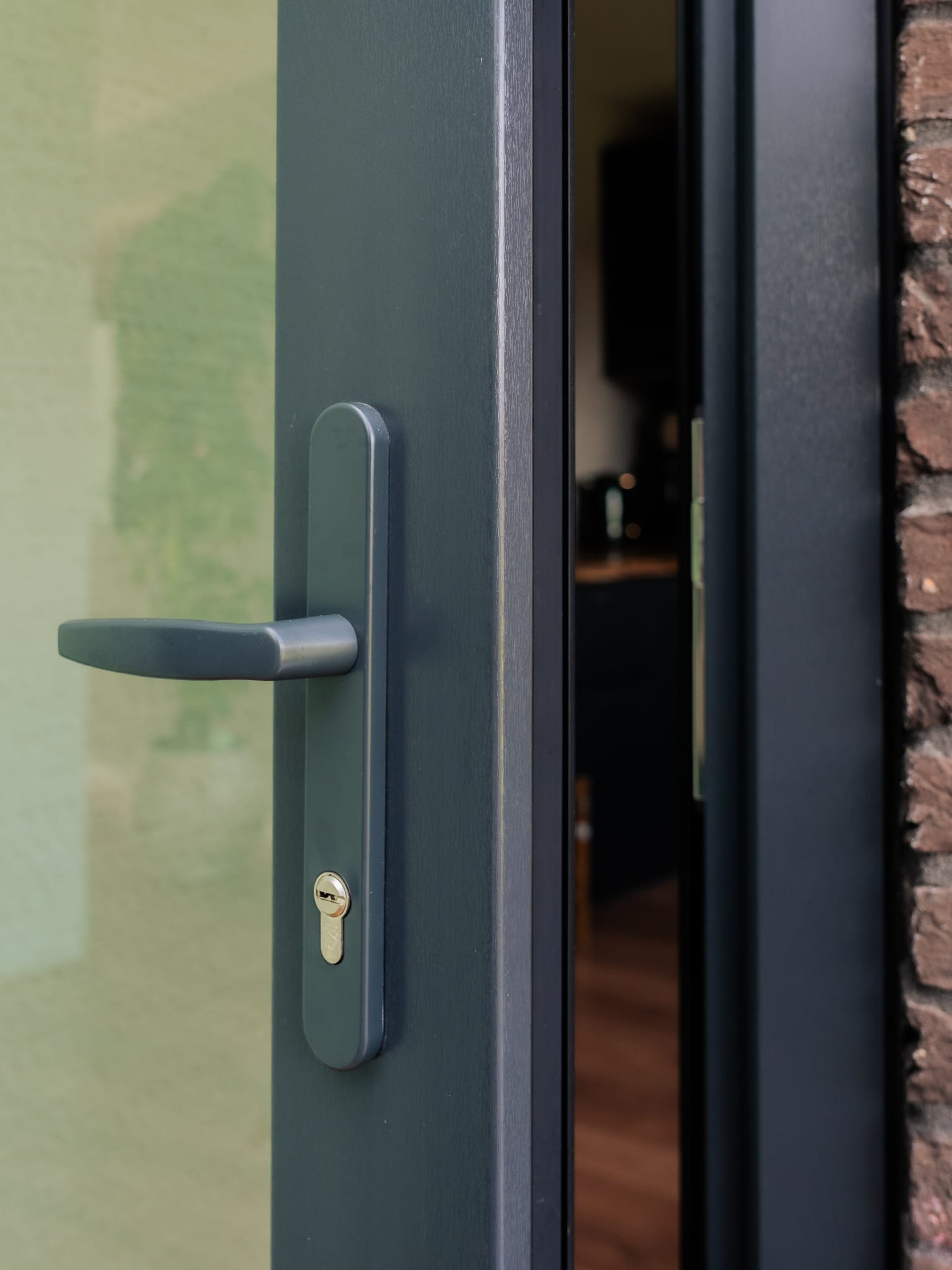 Moderne schuifpui in woning